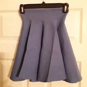 Rehab blue flouncy mini skirt small